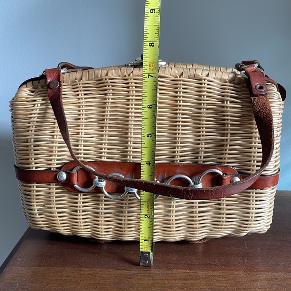Vintage 1970s Simon Rattan Handbag Styled by Mister Ernest - Picture 11 of 12